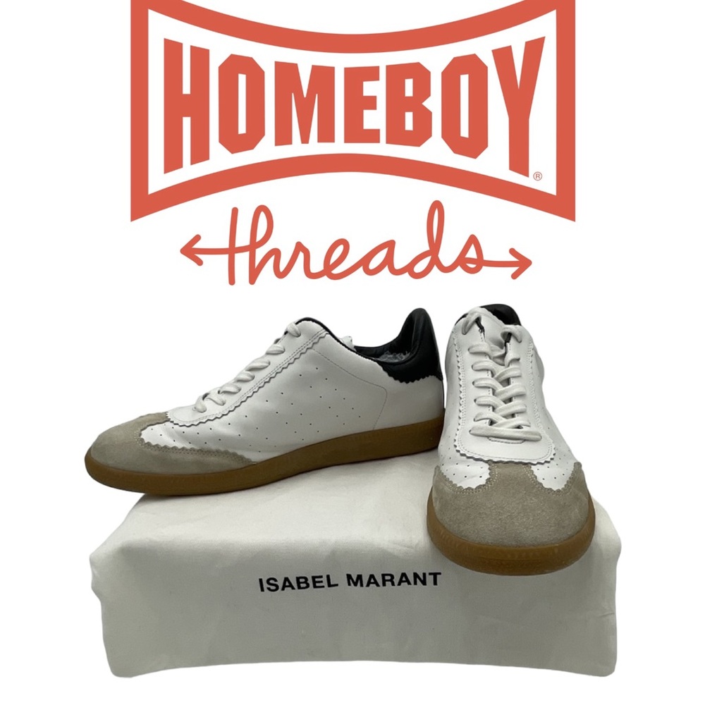 Isabel Marant White and Black Sneakers - Picture 5 of 7